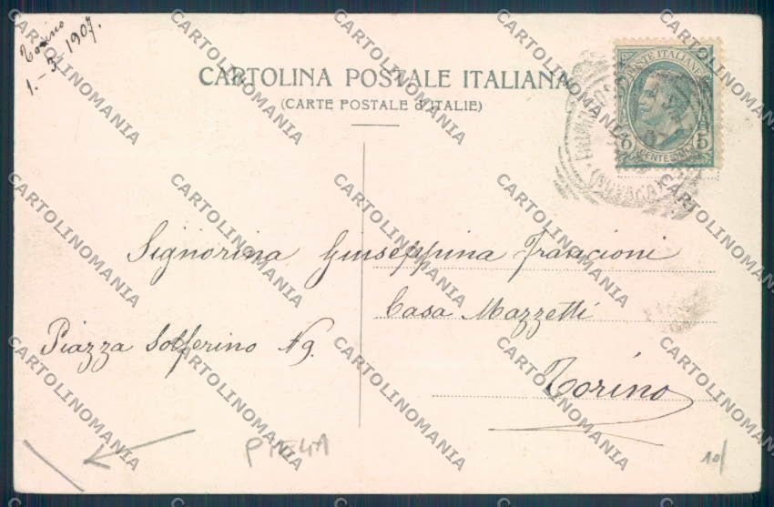 Verbania Stresa Barca PIEGA cartolina ZQ5484 – retro