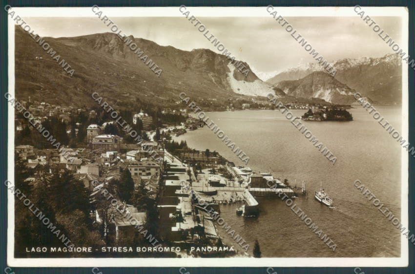 Verbania Stresa Foto cartolina ZQ5488 – fronte