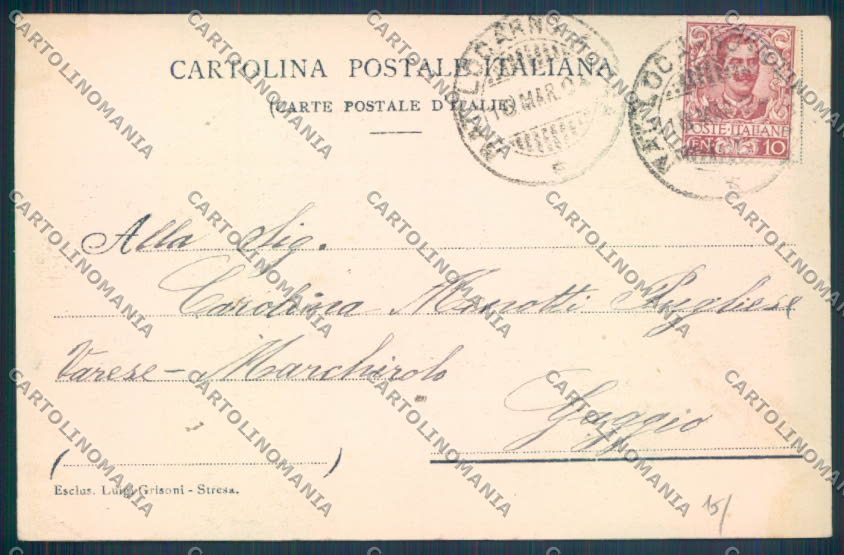 Verbania Stresa Collegio cartolina ZQ5491 – retro