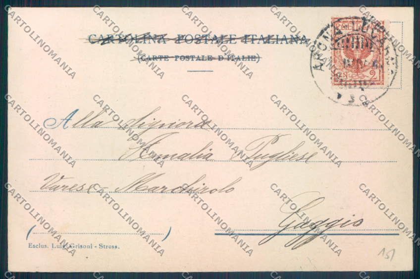 Verbania Stresa Collegio cartolina ZQ5493 – retro