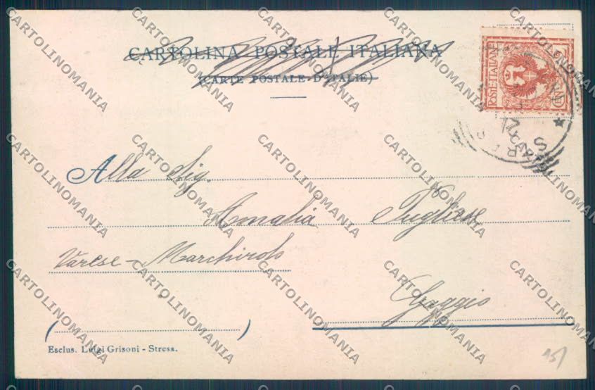 Verbania Stresa Collegio cartolina ZQ5497 – retro