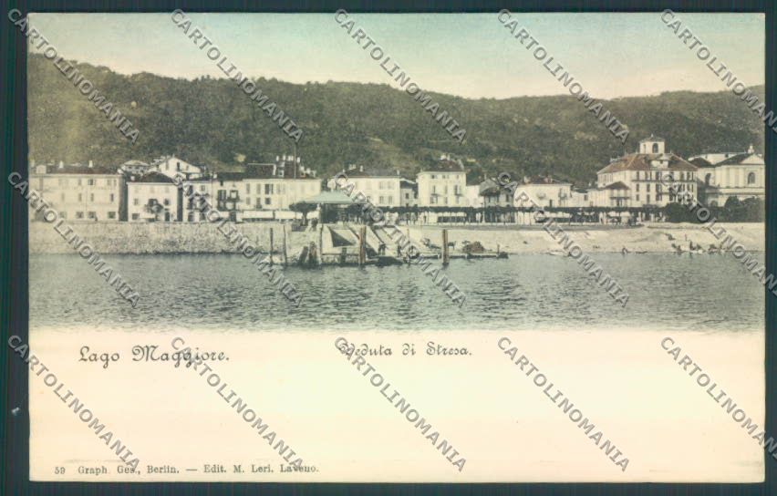 Verbania Stresa cartolina ZQ5502 – fronte