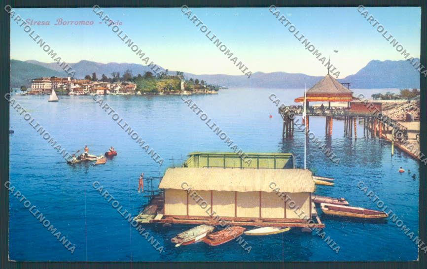 Verbania Stresa Barca cartolina ZQ5508 – fronte