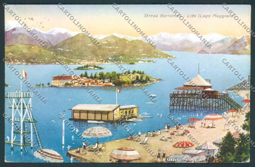 Verbania Stresa cartolina ZQ5509 – fronte