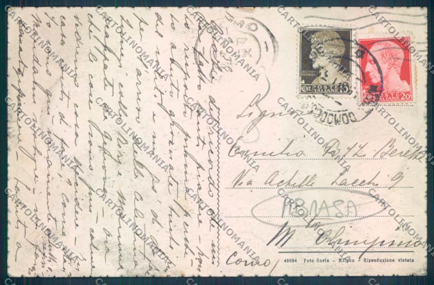 Verbania Stresa Battello ABRASA cartolina ZQ5518 – retro