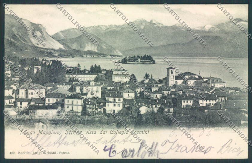 Verbania Stresa cartolina ZQ5520 – fronte