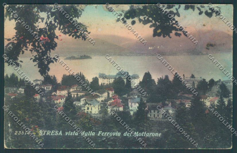 Verbania Stresa ABRASA cartolina ZQ5522 – fronte