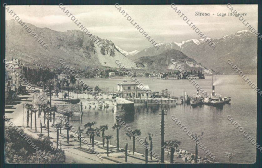 Verbania Stresa Battello cartolina ZQ5524 – fronte