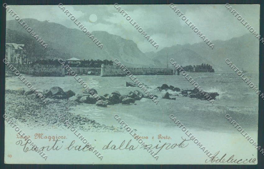 Verbania Stresa Chiaro di luna cartolina ZQ5525 – fronte