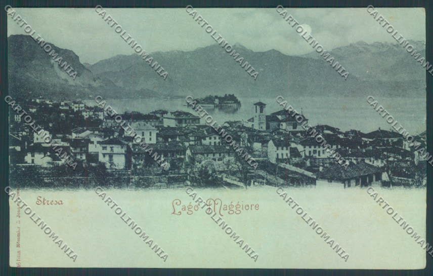 Verbania Stresa Chiaro di luna cartolina ZQ5527 – fronte