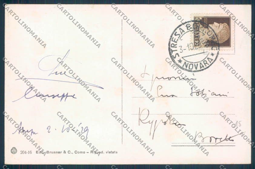 Verbania Stresa cartolina ZQ5534 – retro
