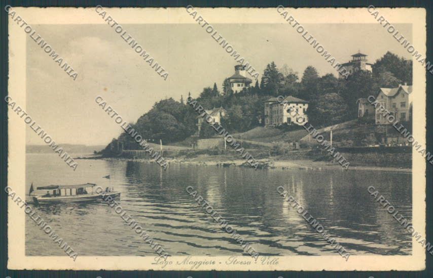 Verbania Stresa Barca cartolina ZQ5545 – fronte