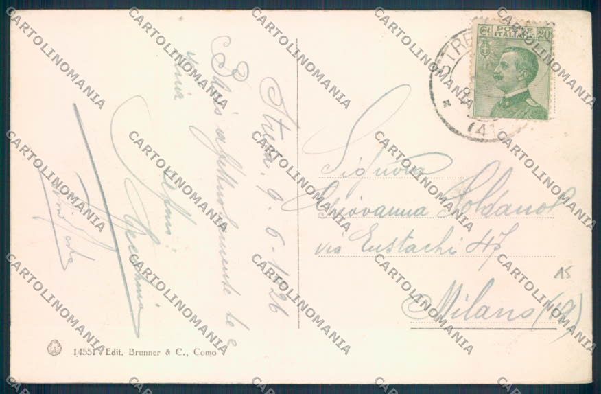 Verbania Stresa Barca cartolina ZQ5546 – retro
