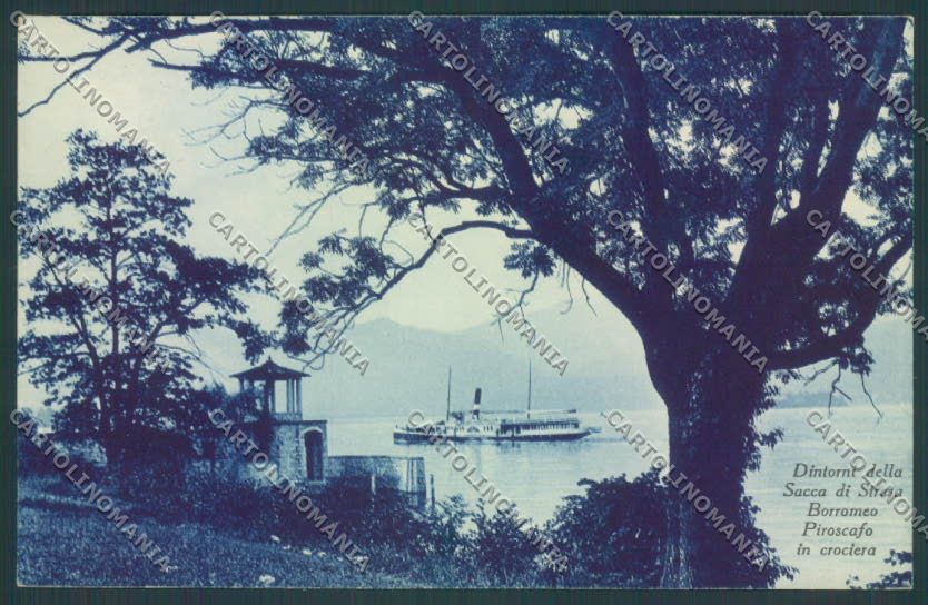 Verbania Stresa Battello cartolina ZQ5551 – fronte