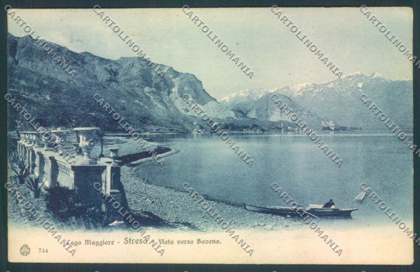 Verbania Stresa Barca cartolina ZQ5552 – fronte