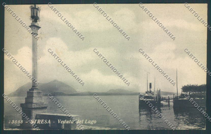 Verbania Stresa Battello cartolina ZQ5556 – fronte