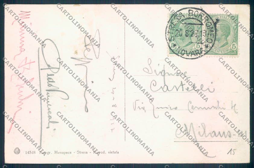 Verbania Stresa cartolina ZQ5558 – retro