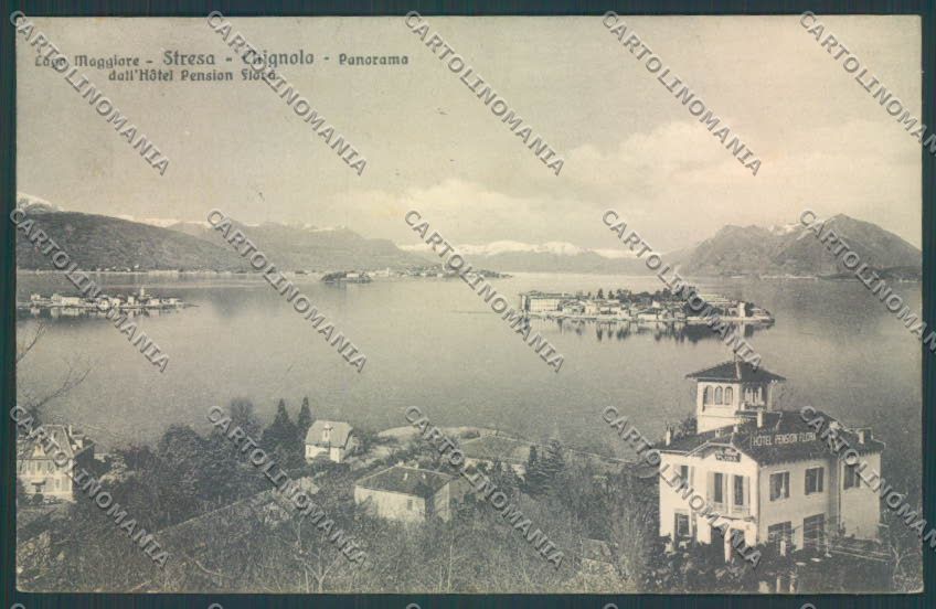 Verbania Stresa SCOLLATA cartolina ZQ5564 – fronte