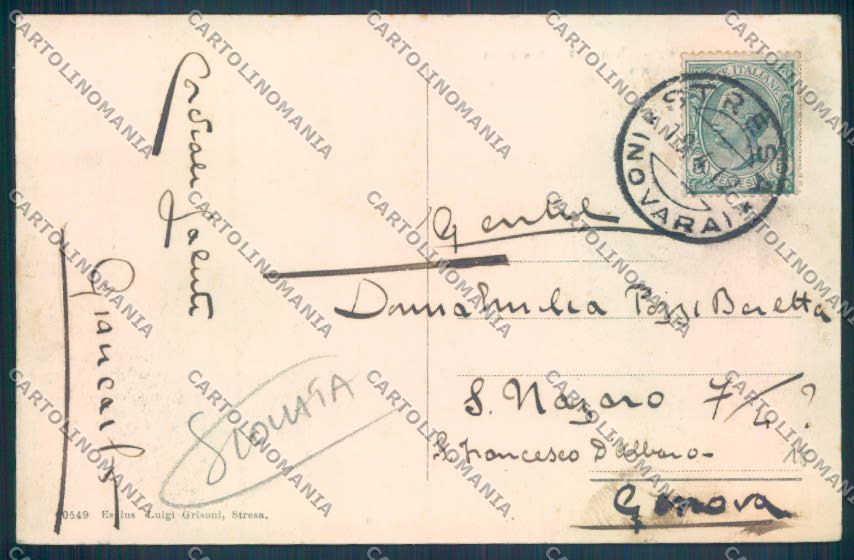 Verbania Stresa SCOLLATA cartolina ZQ5564 – retro