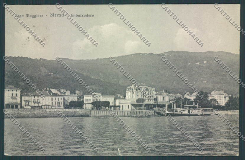 Verbania Stresa Battello STRAPPINO cartolina ZQ5573 – fronte