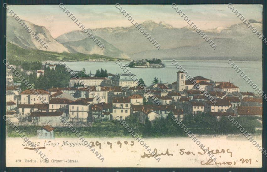 Verbania Stresa cartolina ZQ5577 – fronte