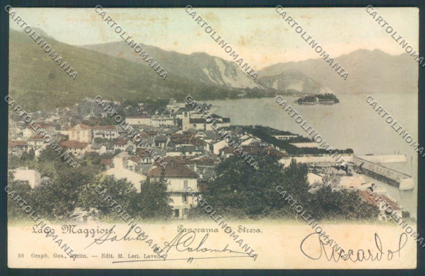 Verbania Stresa cartolina ZQ5578 – fronte