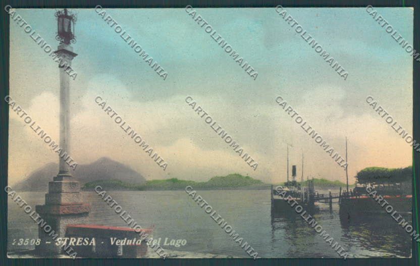Verbania Stresa Battello cartolina ZQ5584 – fronte
