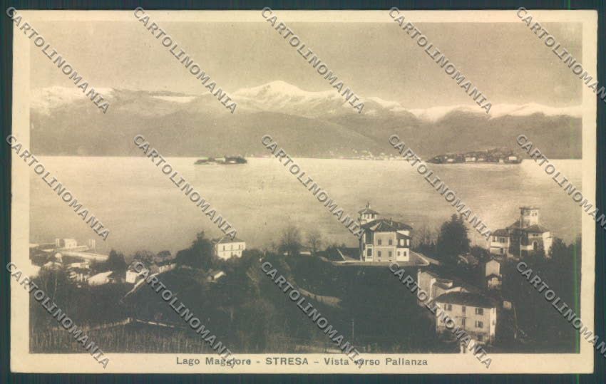 Verbania Stresa cartolina ZQ5585 – fronte