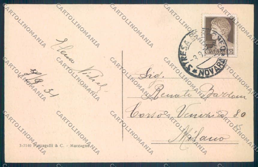 Verbania Stresa cartolina ZQ5586 – retro