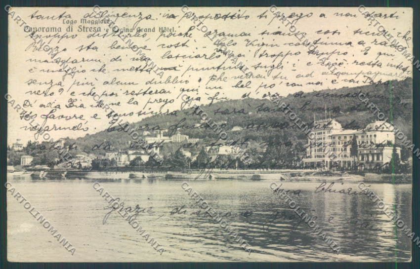 Verbania Stresa cartolina ZQ5587 – fronte