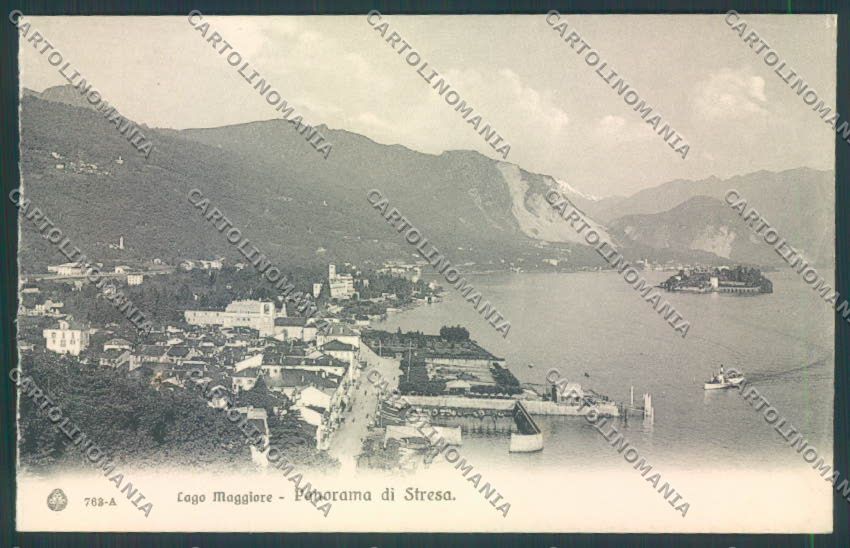 Verbania Stresa Battello cartolina ZQ5589 – fronte