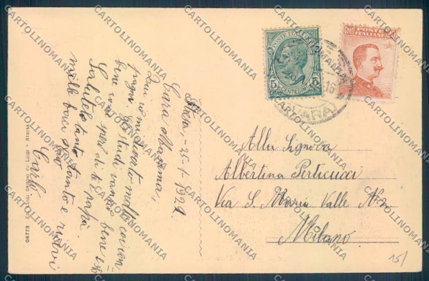Verbania Stresa cartolina ZQ5606 – retro