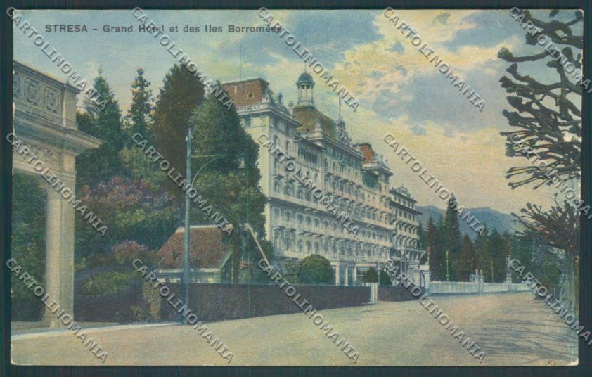 Verbania Stresa cartolina ZQ5610 – fronte