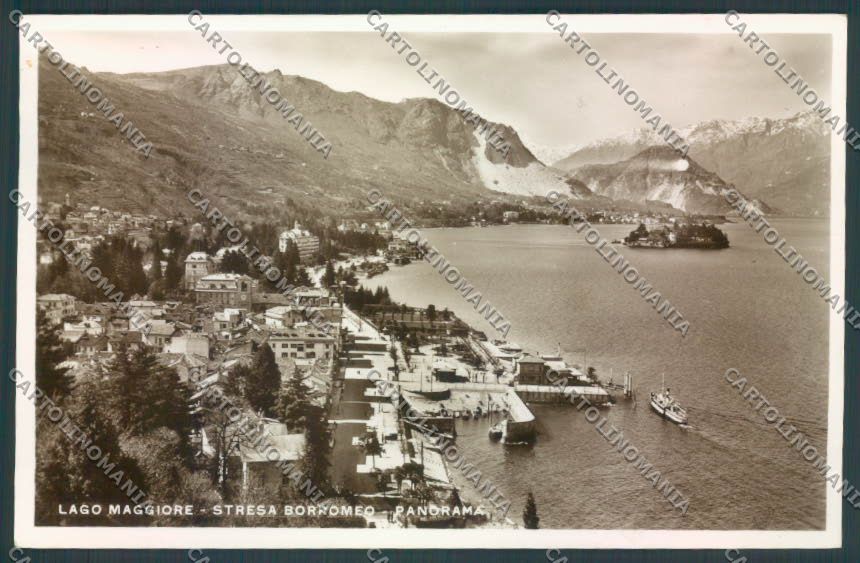 Verbania Stresa Battello Foto cartolina ZQ5619 – fronte