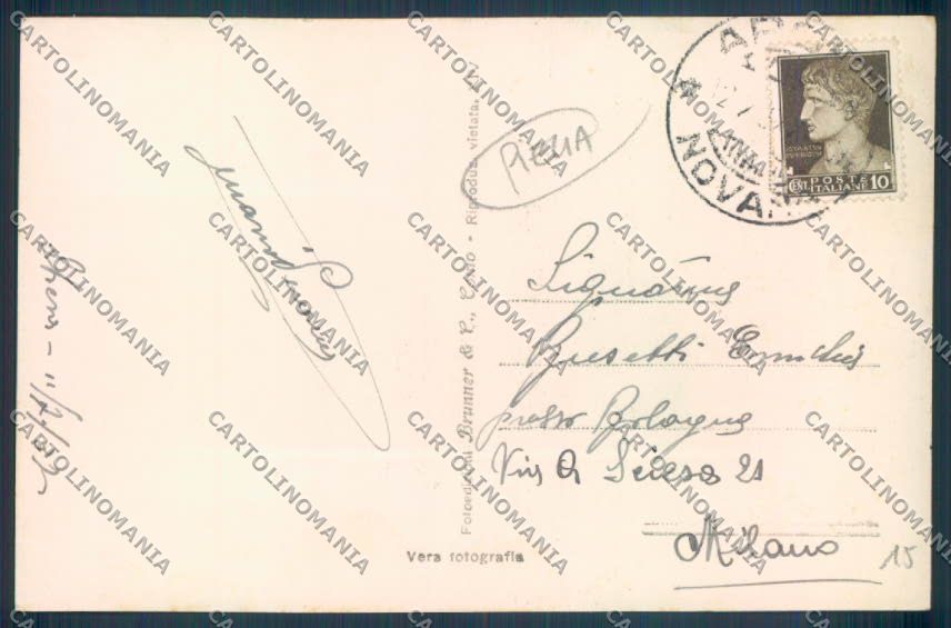 Verbania Stresa PIEGA Foto cartolina ZQ5623 – retro