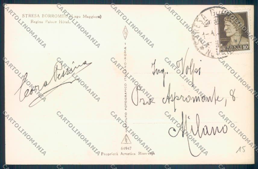 Verbania Stresa Foto cartolina ZQ5624 – retro