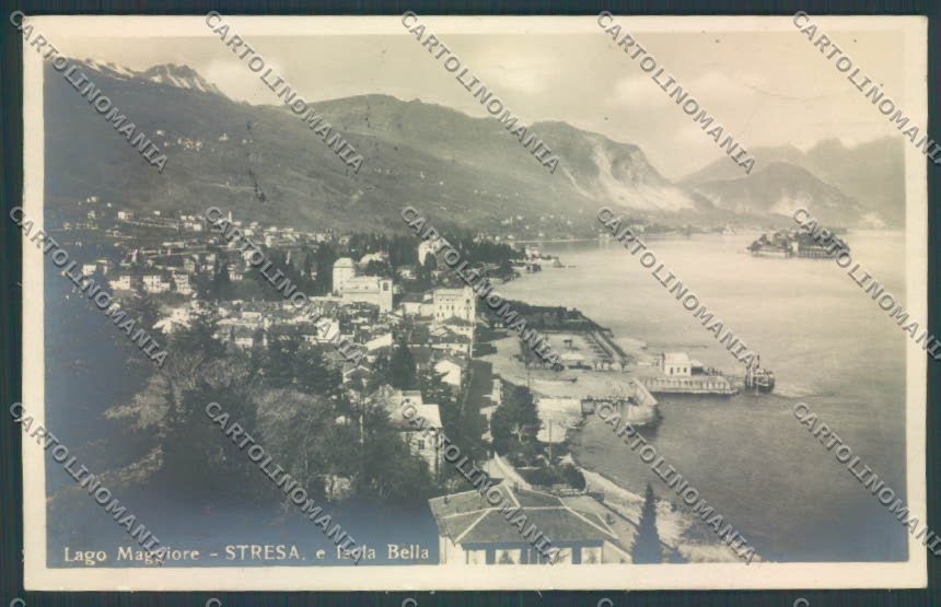 Verbania Stresa Battello Foto cartolina ZQ5625 – fronte