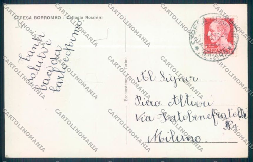 Verbania Stresa Foto cartolina ZQ5626 – retro