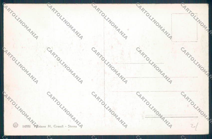 Verbania Stresa Barca cartolina ZQ5631 – retro