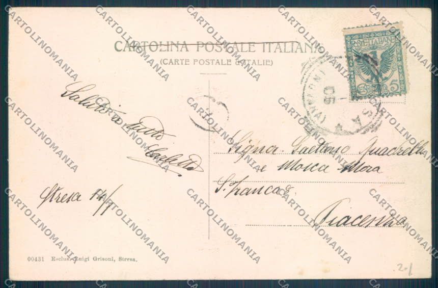 Verbania Stresa cartolina ZQ5637 – retro