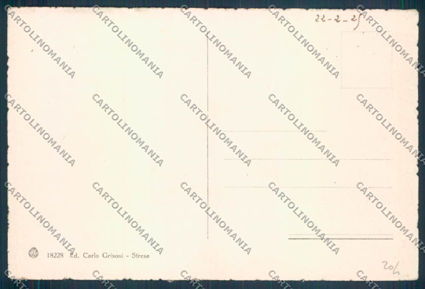 Verbania Stresa cartolina ZQ5645 – retro