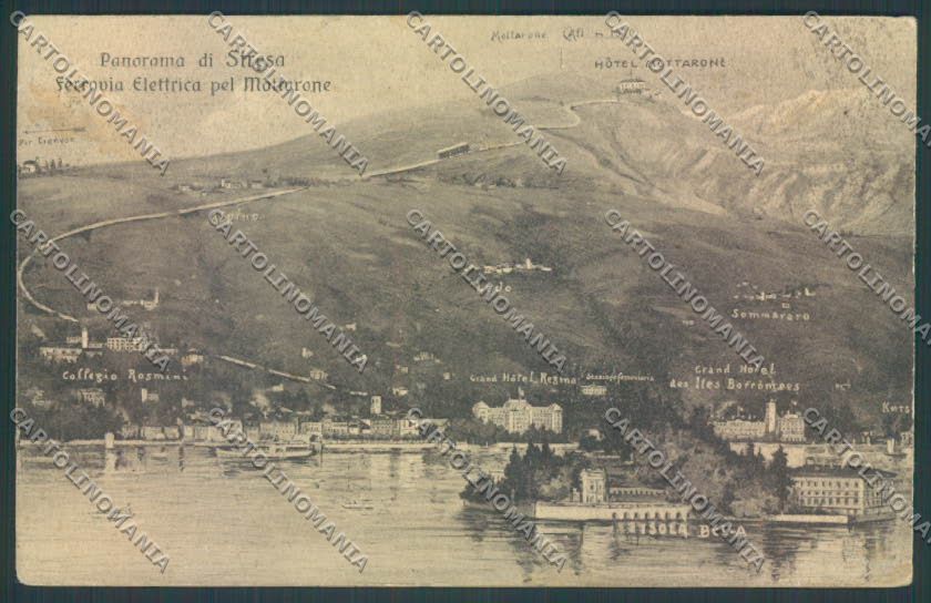 Verbania Stresa PIEGHINE cartolina ZQ5647 – fronte