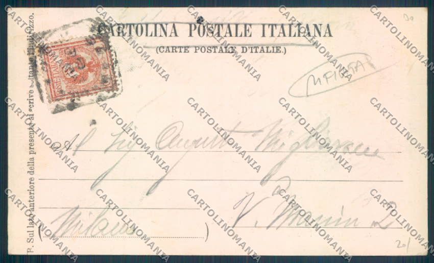 Verbania Stresa RIFILATA cartolina ZQ5649 – retro