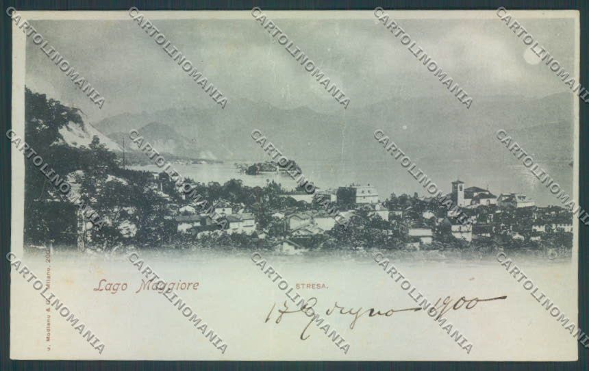 Verbania Stresa Chiaro di luna cartolina ZQ5652 – fronte