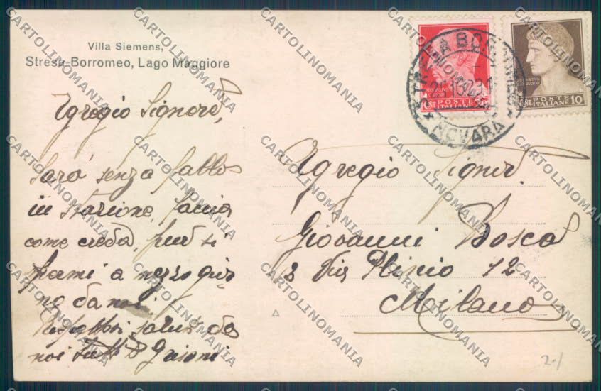 Verbania Stresa Foto cartolina ZQ5659 – retro