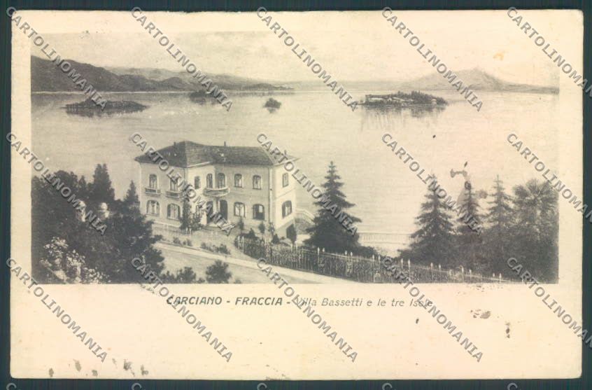 Verbania Carciano Fraccia cartolina ZQ5666 – fronte