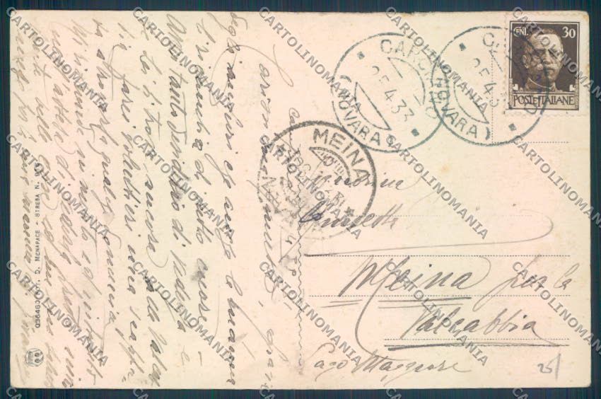Verbania Carciano Fraccia cartolina ZQ5666 – retro