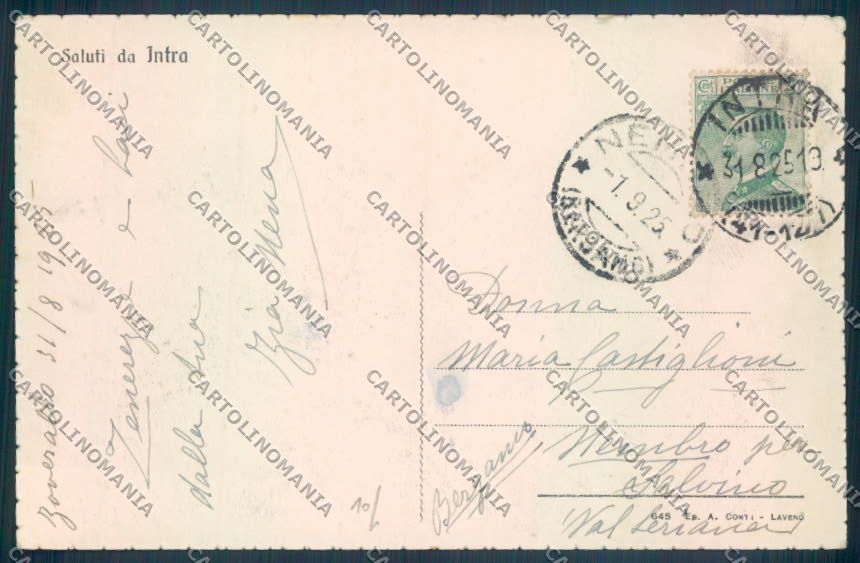 Verbania Intra cartolina ZQ5671 – retro