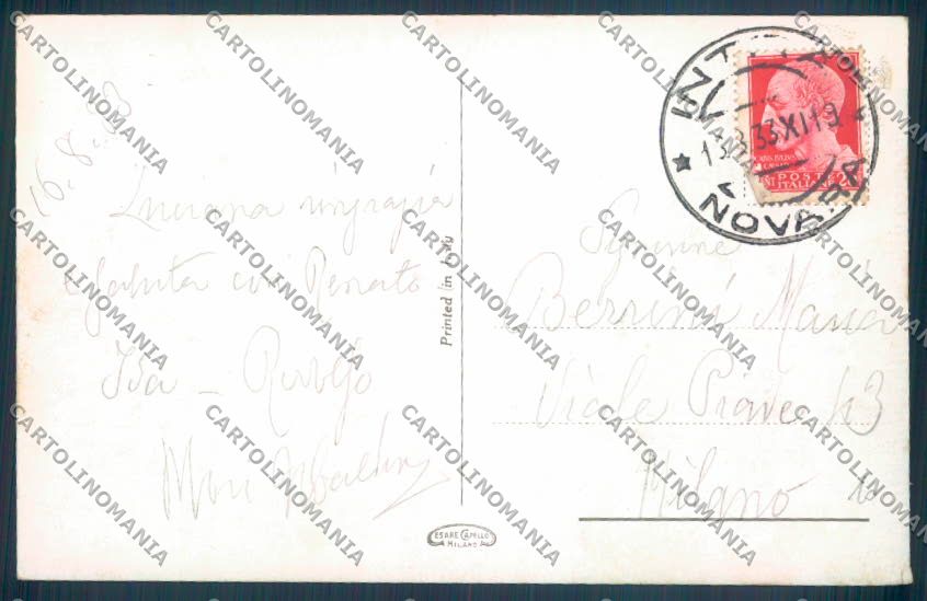 Verbania Intra Battello Barca cartolina ZQ5689 – retro