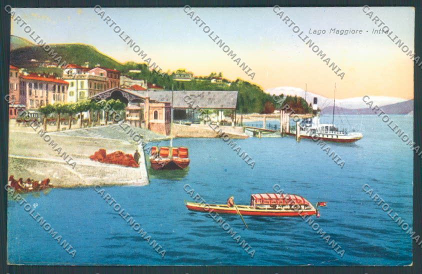Verbania Intra Battello Barca cartolina ZQ5690 – fronte